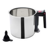 POSODA ZA TOPLE NAPITKE GSW LONEC ZA MLEKO 16 CM 1.5 L Z DVOJNIM DNOM