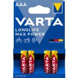 ALKALNI BATERIJSKI VLOŽEK VARTA LR03 AAA MAX POWER BL/4, 1.5V