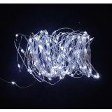 LUČKE 100 MICRO LED HLA. BELE S 9.9 M BATERIJA