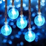 LUČKE 40 LED KROGLICE 2.5 CM HLADNO BELA, T, 5.85 M