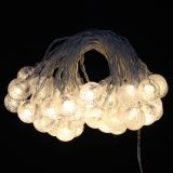 LUČKE 40 LED KROGLICE 2.5 CM TOPLO BELA, T, 5.85 M