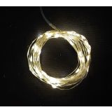LUČKE 40 MICRO LED TOPLO BELE S 3.9 M BATERIJA