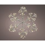 LUČKE DECORIS SNEŽINKA 5X42X48 CM Z LED LUČKAMI 192 L