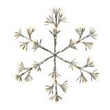 LUČKE DECORIS SNEŽINKA 5X42X48 CM Z LED LUČKAMI 192 L