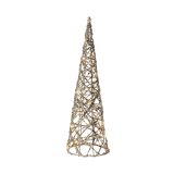 LUČKE DECORIS STOŽEC 12X40 CM, KOVINSKI LED 20 L