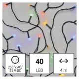 LUČKE EMOS LED 4 M MULTICOLOR ZUNANJA/NOTRANJA,ČASOVNIK