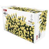 LUČKE EMOS LED KROGLICE 48M ZUN/NOT TOPLA BELA, PROGR., ČAS.