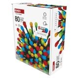LUČKE EMOS LED KROGLICE 8M ZUN./NOT. MULTICOLOR, PROGR., ČAS.