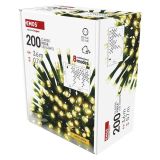 LUČKE EMOS LED ZAVESA 3.6M, ČASOVNIK ZUN./NOT. TOPLA BELA