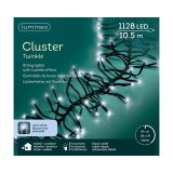 LUČKE LUMINEO CLUSTER 1128L, HLAD BEL Č 1050 CM, 8 FUNK., UTRIP.