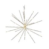LUČKE LUMINEO SNEŽINKA Z LED LUČKAMI FI 30 CM, SREBRNA/TOP. B.