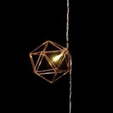 LUČKE MQ 10 LED 5 MM GEO BAKRENE KROGLE TOPLO BELE 31 V