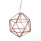 LUČKE MQ 10 LED 5 MM GEO BAKRENE KROGLE TOPLO BELE 31 V