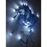 LUČKE MQ 30 LED BELE S KRMILNIK OM BATERIJSKE ČRNA ŽICA
