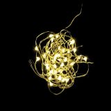 LUČKE MQ 40 MINI LED TOPLO BELA BATERIJSKE TRANSPAR. ŽICA