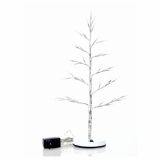 LUČKE MQ DREVO 60 CM SRBERNE BARVE TOPLO BELE BARVE