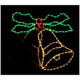 LUČKE MQ DVOJNI LED ZVONEC 83X73 CM(V) EFEKT ZVONJENJA