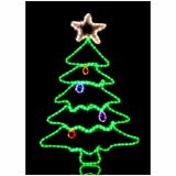 LUČKE MQ SMREKA LED 115 CM Z ZVEZDO IN GIRLANDO