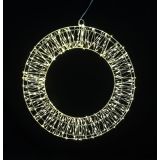 LUČKE VENEC Z LUČKAMI 40X4 CM 480 LED TOPLO BELA
