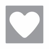 LUKNJAČ,ŠTAMPILJKA,ŠABLON RAYHER LUKNJAČ, SRCE IZSEK 1.6 CM