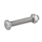 6-OGLATI VIJAK DIN 933 8X30 A2F V ZAVITKU JE 25 KOS