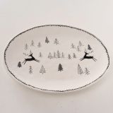 SERVIRNI KROŽNIK 39X32 CM MADALYN OVALNI