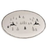 SERVIRNI KROŽNIK 39X32 CM MADALYN OVALNI