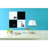 MAGNETNA TABLA NOBO TABLE QUARTER 36X36 CM ČRNA 1903774