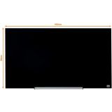 MAGNETNA TABLA NOBO TABLE STEKLENA 99.3X55.9 CM DIAMOND ČRNA 1905180