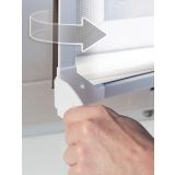 PRIBOR SCHELLENBERG MAGNETNI OKVIR ZA OKNO Z ZAŠČITNO PROTI INSEKTOM IN CVETNEMU PRAHU 100X120 CM BEL