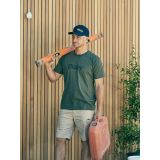 MAJICA KRATKI ROKAV BISLEY LOGO TEE 2XL ZELENA