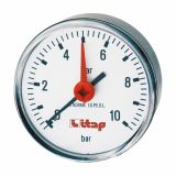 MANOMETER ITAP 63 0-10 BAR ART. 483 6.35 MM (1/4) PRIK. ZADAJ