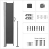 STRANSKA PREGRADA SONGMICS GSA589G01 180X450