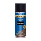 MASTON BARVNI SPREJ HAMMER GLADEK EFEKT ČRNI MAT 400ML