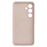 MAT LIQUID SILIKONSKI OVITEK Z MAGSAFE ZA SAMSUNG GALAXY S25 5G - ROZA