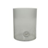 STEKLENA VAZA MAT NA VRHU, 11X 14 CM