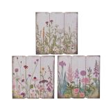 SLIKA DECORIS MDF CVETJE 3 RAZLIČNI MOTIVI,40X40CM