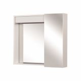 MDF LAK.KOPAL.OMARICA FEROTEHNA CHIARA 66/O TOALETNA BELA 66X66X17 CM Z OGLEDALI