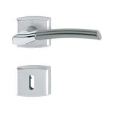 MEDEN.KLJUKA ZA VRATA HOPPE BERGEN Z ROZETO KLJUČ F49/F9 OGLATA ROZETA