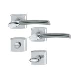 MEDEN.KLJUKA ZA VRATA HOPPE BERGEN Z ROZETO WC F49/F9 OGLATA ROZETA