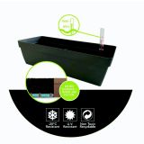 PE KORITO Z VODNO REZERVO MELROSE 60X18X16 TERAKOTA