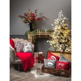 OKRASNI VZGLAVNIK AMO LA CASA MERRY CHRISTMAS, SORT. 40X40 CM