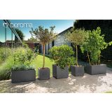 PE ZUNANJI LONEC DEROMA MILLENIUM 59X25, VIŠ 25CM ANTRACIT