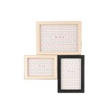 OKVIR ZA SLIKO BIZZOTTO MINIMAL ČRN-NATUR 3F