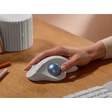 MIŠKA/KAZALNIK LOGITECH BREZŽ OPTIČNA TRACKBALL M575 S ERGO WHITE BLU