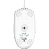MIŠKA/KAZALNIK LOGITECH G102 LIGHTSYNC, BELA