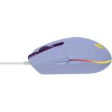 MIŠKA/KAZALNIK LOGITECH G102 LIGHTSYNC, VIJOLIČNA