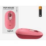 MIŠKA/KAZALNIK LOGITECH POP MOUSE, ROZA