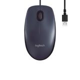 MIŠKA/KAZALNIK LOGITECH USB OPTIČNA DESKTOP M100 BLACK