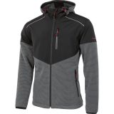 JAKNA ALBATROS MITCHELL XL ČRNO / SIVA FLIS - SOFTSHELL